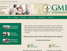 Tablet Screenshot of gmi-insurance.com